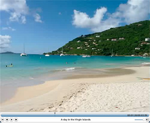 A video slide show of a charter in the British Virgin Islands