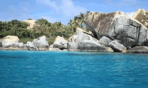 The baths at Virgin Gorda are world renowned rock formations