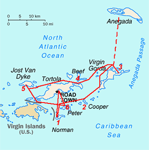 vacation in the BVI,