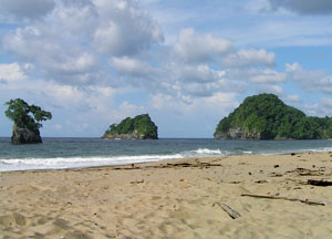 A deserted beach in Trinidad