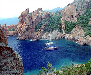 A secluded and stunning anchorage near Macinaggio