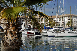 The charter port of Frejus
