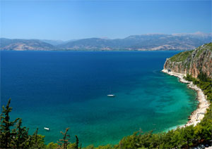 the coast near nafplio