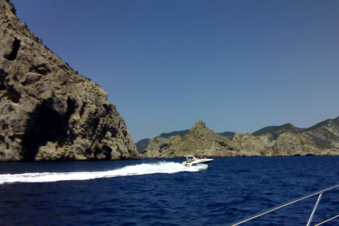 The great rock formations on the North Coast