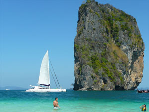 Rock formations in Krabi