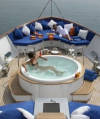 Forward deck with Jacuzzi