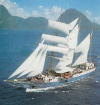 Under sail