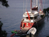 at anchor