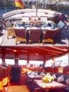 Aft deck and salon