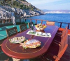 Dining on the rear deck