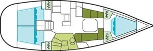 Oceanis 373 (3 Cabins) - Marseille - French Riviera