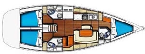 Cyclades 43 - 3 Cabins - Marseille - Corsica,French Riviera