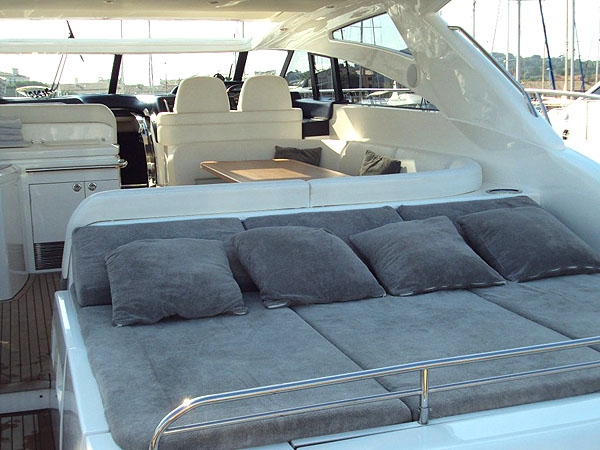 Crewed Motor Yacht Princess V58 - Day Charter package from Cannes to St ... Crewed Motor Yacht Princess V58 - Day Charter package from Cannes to St ...