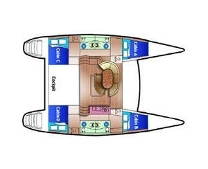 Lagoon 380 - 4 cabins - St Mandrier - French Riviera
