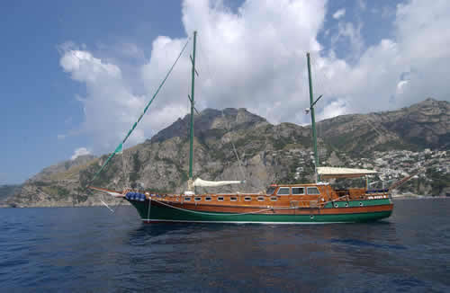 Charter Yacht MARIA GIOVANNA - Caique - 6 Cabins - Napolitan Riviera - Italy - Aeolian Islands