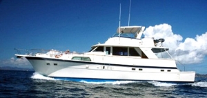 Charter Yacht MCGREGOR II - 58ft Hatteras - 3 Cabins - Virgin Islands - Leeward Islands - Windward Islands