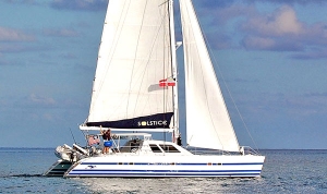 Charter Yacht SOLSTICE - 47` Lagoon Catamaran - Sleeps 6 in 3 Cabins - Bahamas