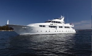 Charter Yacht SOVEREIGN - Broward 120 - 6 Cabins - New England