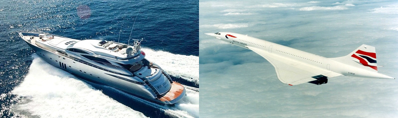 Concorde and Mistral 55