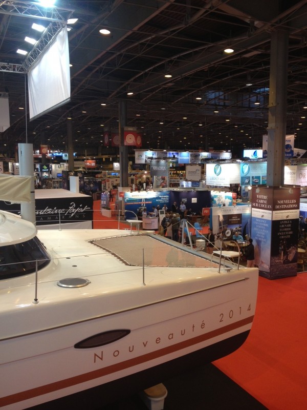 Surverying the show from on board the fantastic Lagoon 39!