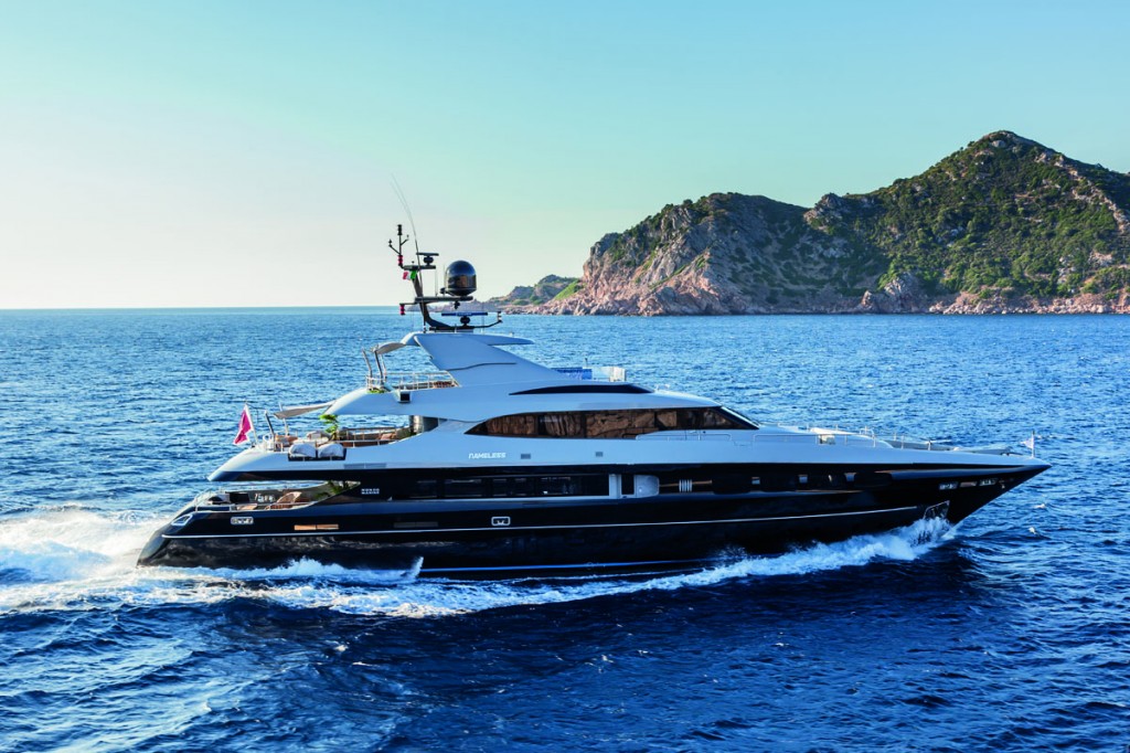 M/Y NAMELESS - majestic and easily recognisable while cruising