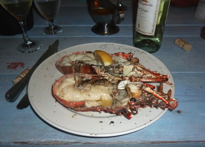 Enjoy Lobster at Anegada