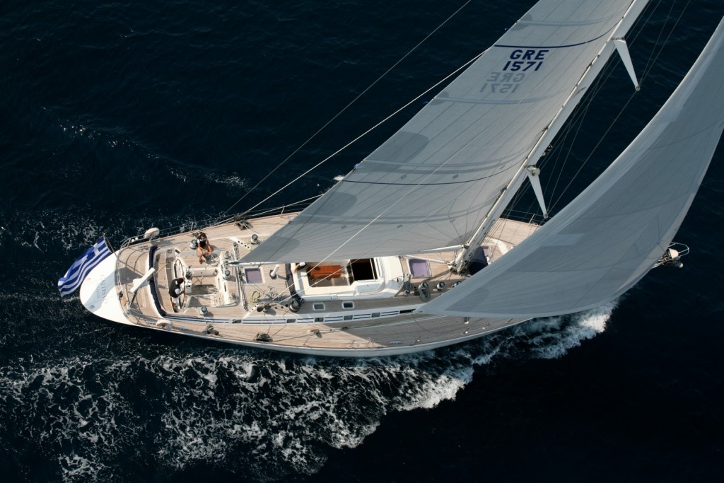 Callisto is a stunning Nautors Swan for charter in Greece