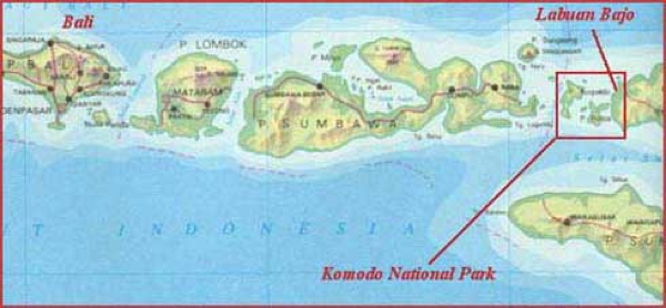 Где находится остров комодо в какой стране Комодо карта - TouristMaps.ru
