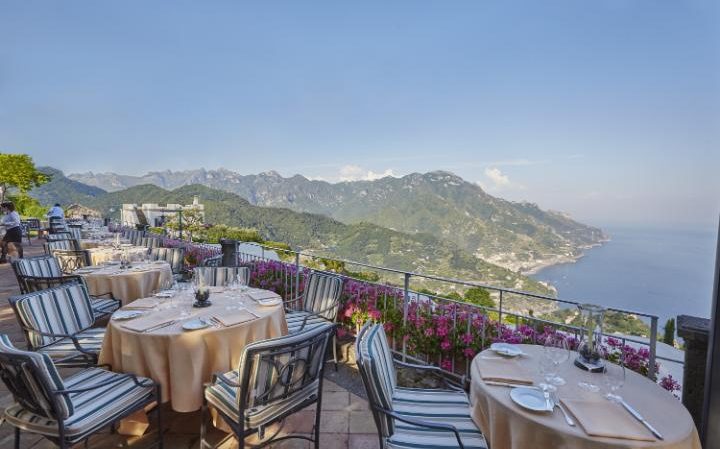 Dining Terrace at the Hotel Caruso