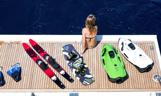 Crewed Yacht Water Toy Selection