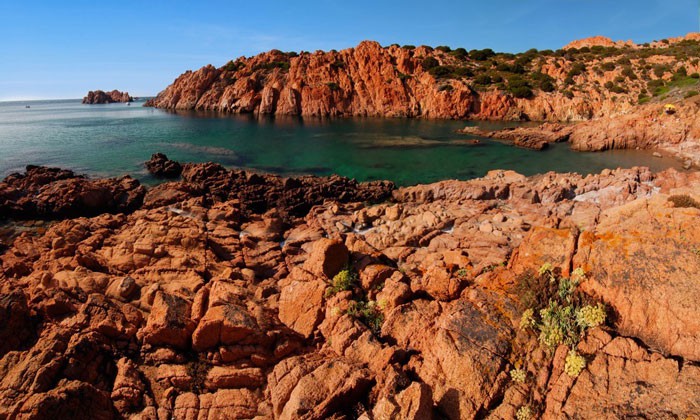 Isola Rossa in the Costa Smeralda of Sardinia