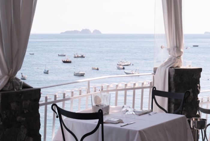 Dine over the sea at Rada Restaurant, Positano