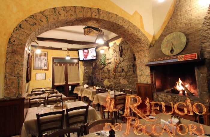Il Rifugio dei Peccatori restaurant in Sardinia