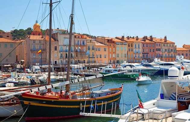 The enticing port of St Tropez