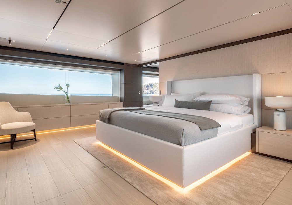 SANGHA Ferretti Yacht Master Suite