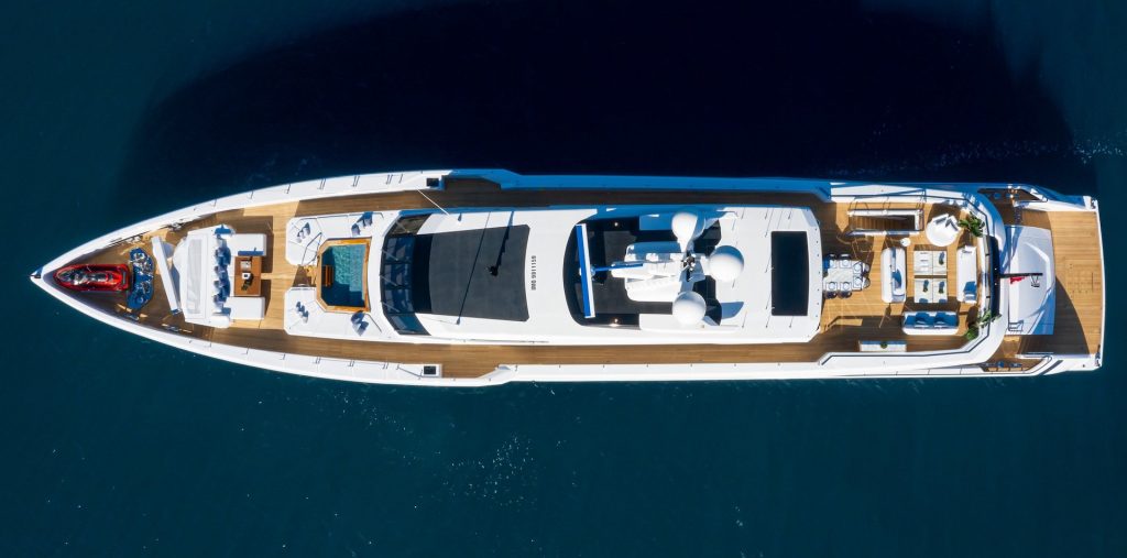 K2 Aerial Motor Yacht Charter Mediterranean