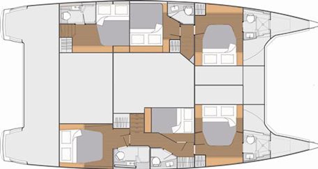 A Saba 50 6 Cabin Layout