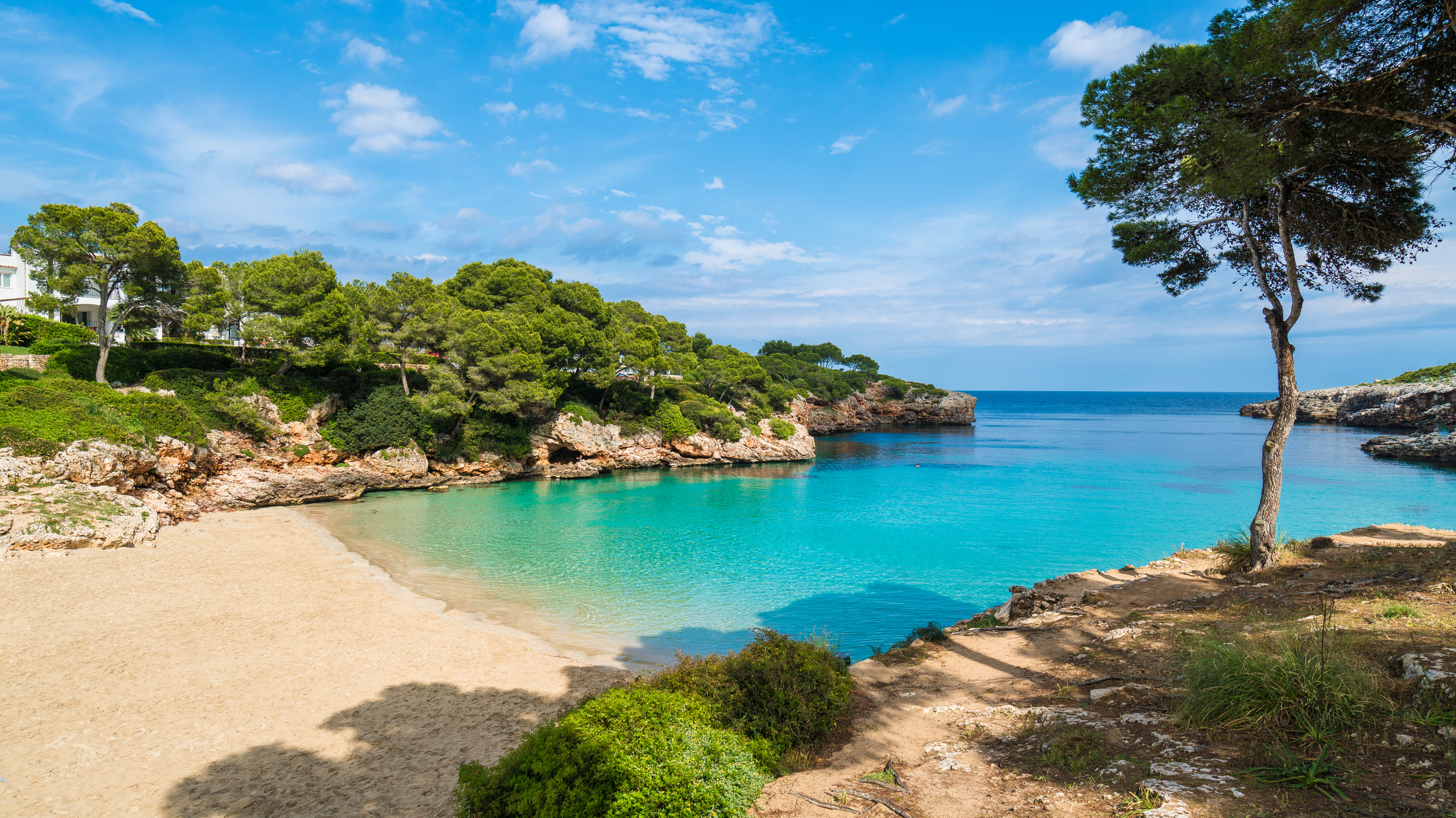 A secluded beach in Mallorca