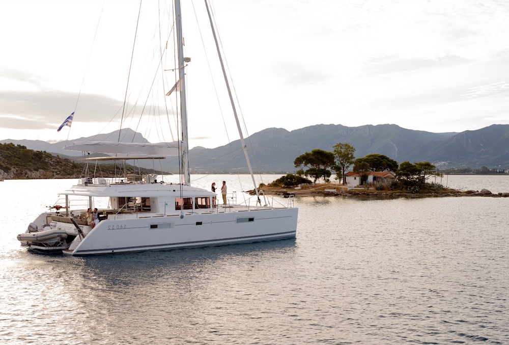 crewed catamaran charter, boat rental Greece, Greece yacht charter