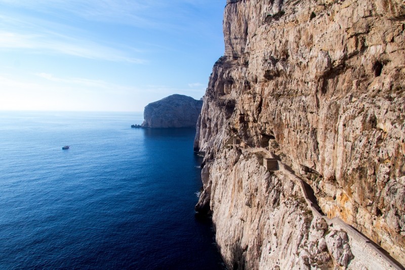 sardinia, italy, sea, cliff