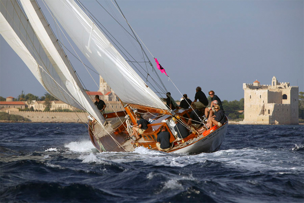 image of classic yacht