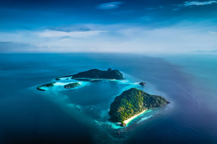 Bawah charter location in the anambas regency islands