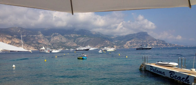 Charter a Luxury Yacht to Paloma Beach, St-Jean-Cap-Ferrat