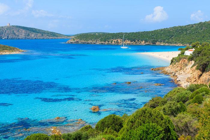 Charter a yacht in the gorgeous clear blue waters of Porto Rotondo