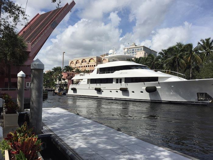 Charter a super yacht in Fort Lauderdale