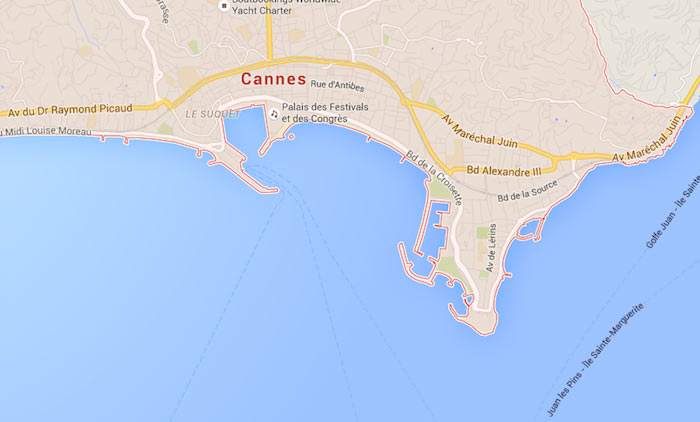 Cannes Map