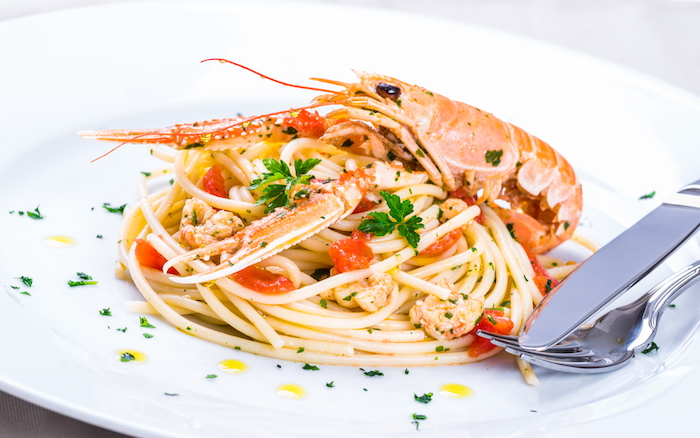 Fine Italian didning in northern Sardinia