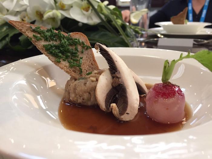 Gourmet lunch yacht