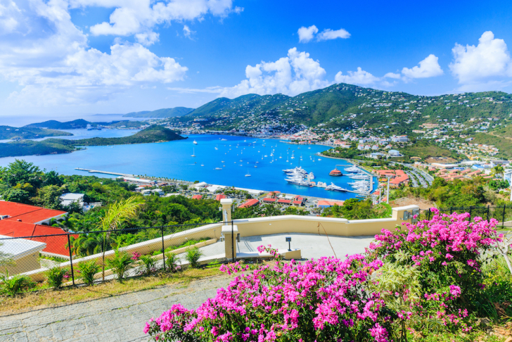 USVI motor yacht charter itinerary