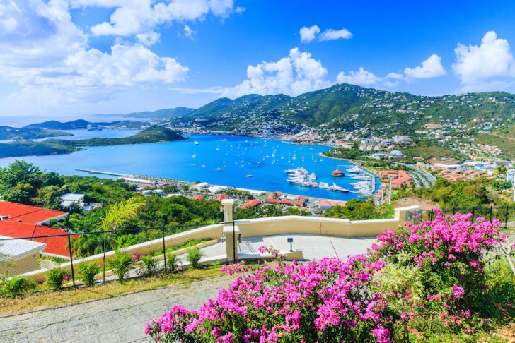 USVI motor yacht charter itinerary